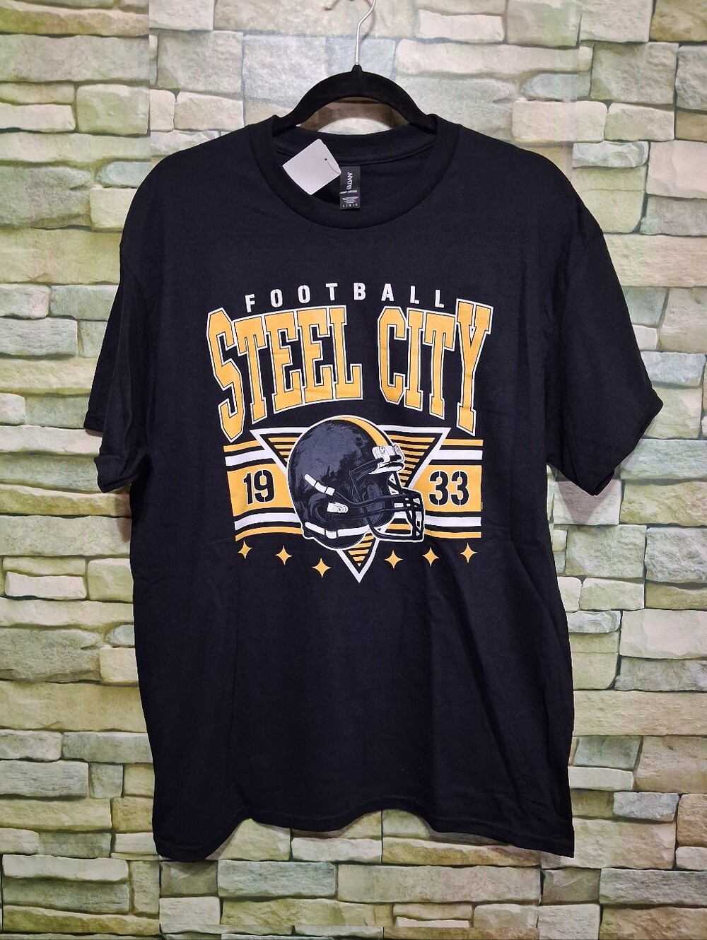New Mens Large Pittsburgh Steelers Steel City T Shirt